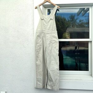 Patagonia Organic Cotton Canvas Overalls | White | Size 8
